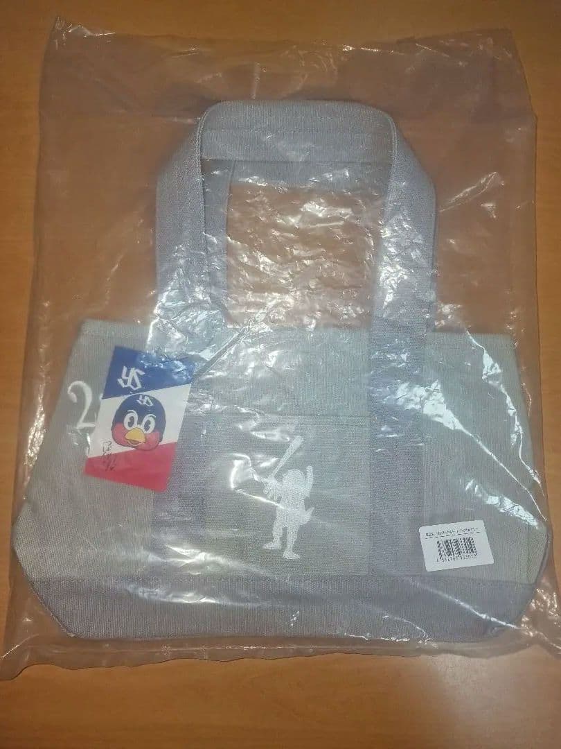 【美品】つばくろーれんトートバッグ (Ｍ)グレー 楽天市場】つば九郎 東京ヤクルトスワローズ グッズ トートバック