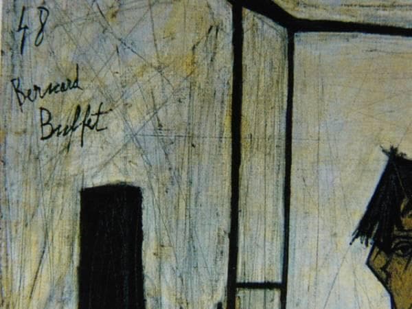 ベルナール・ビュッフェ、【Le peintre et son modele】 - メルカリ