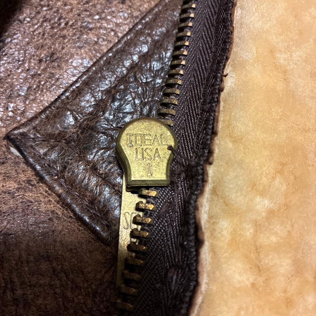 schott ショット B-6 サイズ42 ボマーJKTフライトムートン - メルカリ