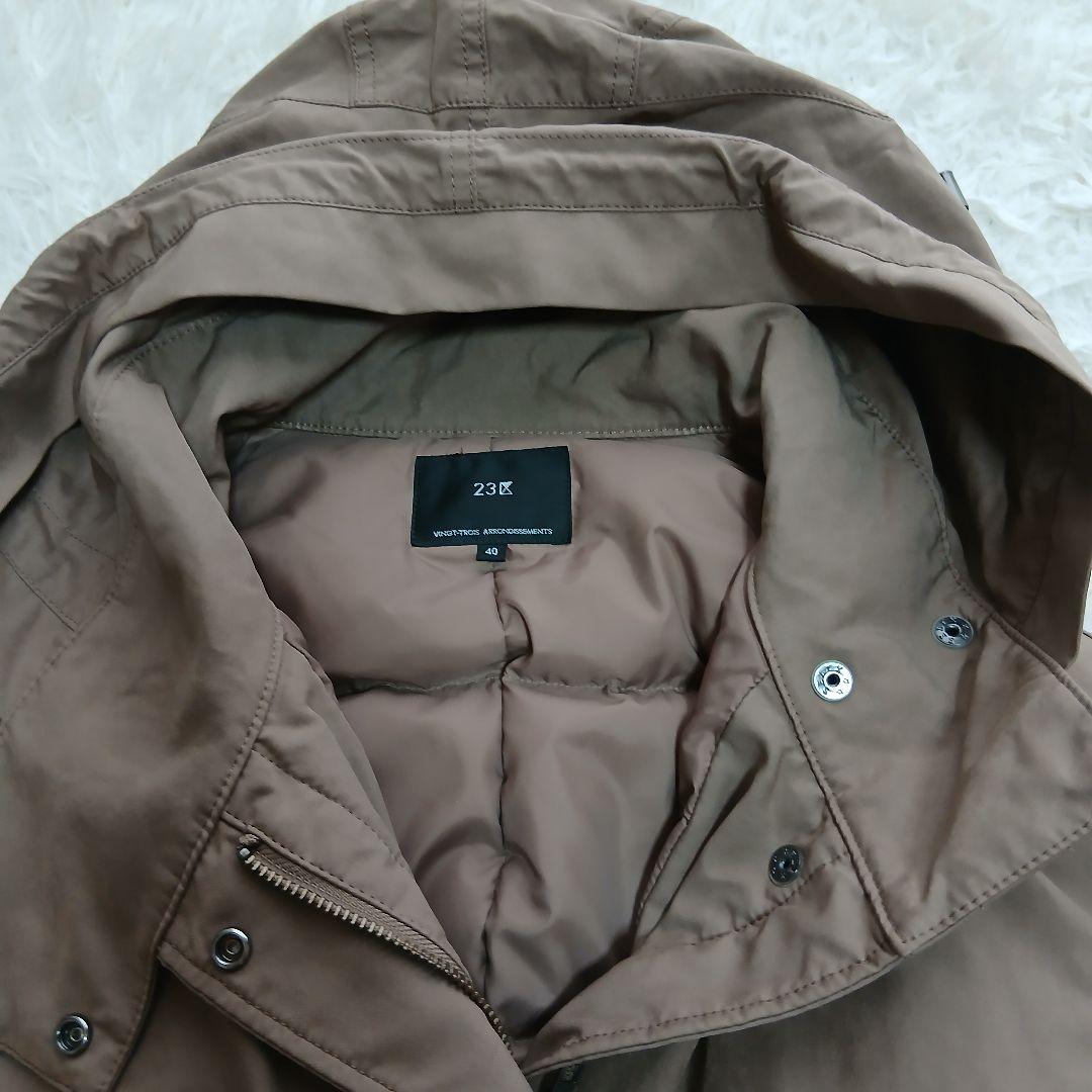 23区】【中村アンさん着用】ショート モッズコート ミリタリーダウン