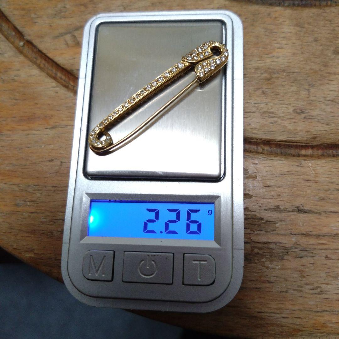 Ponte Vecchio K18ダイヤモンド0.28イエローゴールドブローチ - メルカリ