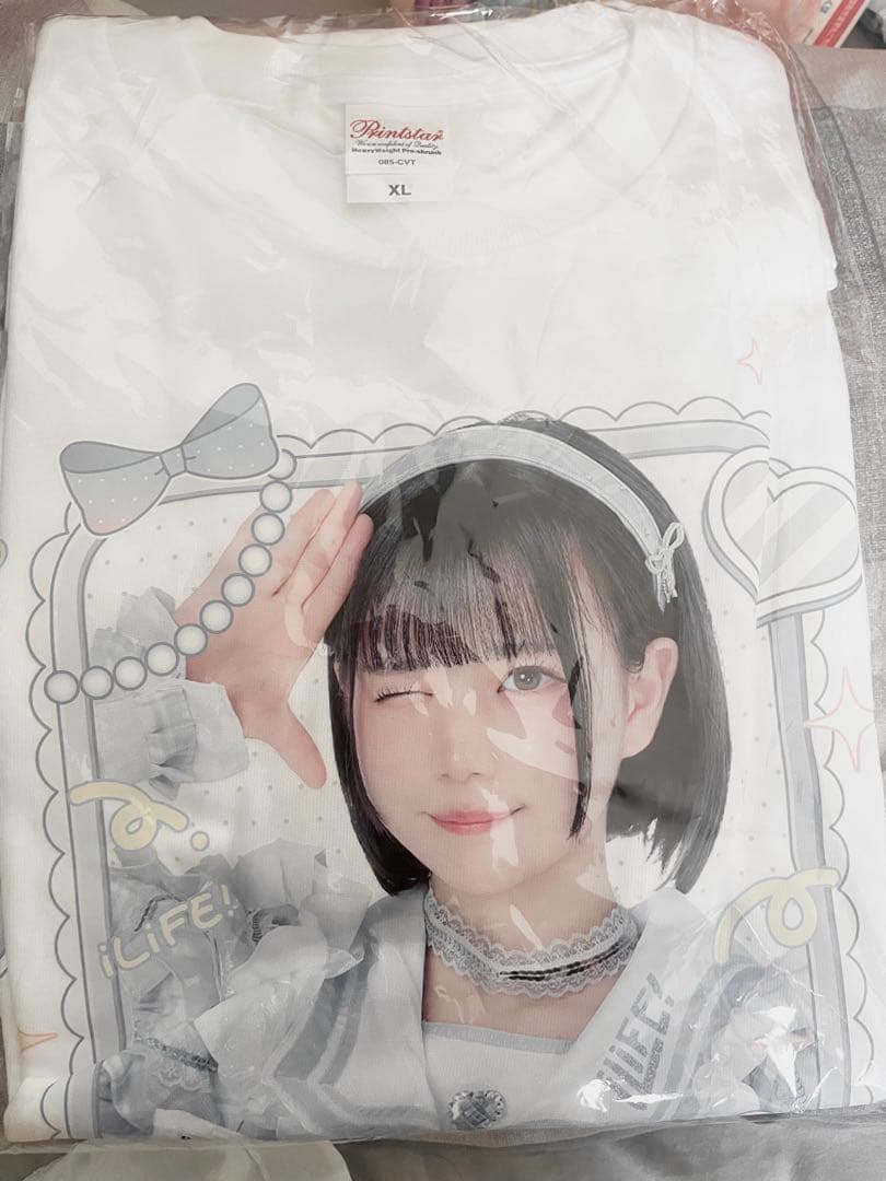 アイドル プリント Tシャツ XL iLife！　あいす