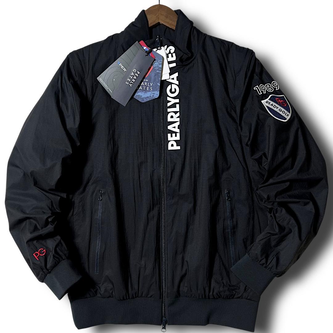 4 パーリーゲイツ 定価5.5万 リバーシブル 4wayジャケット ベスト 濃紺