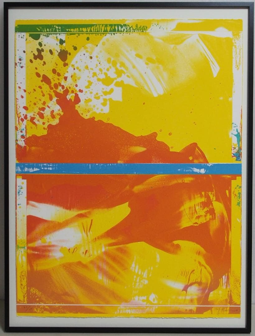 加納光於「ILLUMINATION」イルミネーション◆リトグラフ版画◆サイン額装 Illuminationー1986》L-No.21 – CANDYBAR Gallery