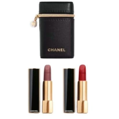 CHANEL口紅レッドリップスティック 2本セットポーチ
