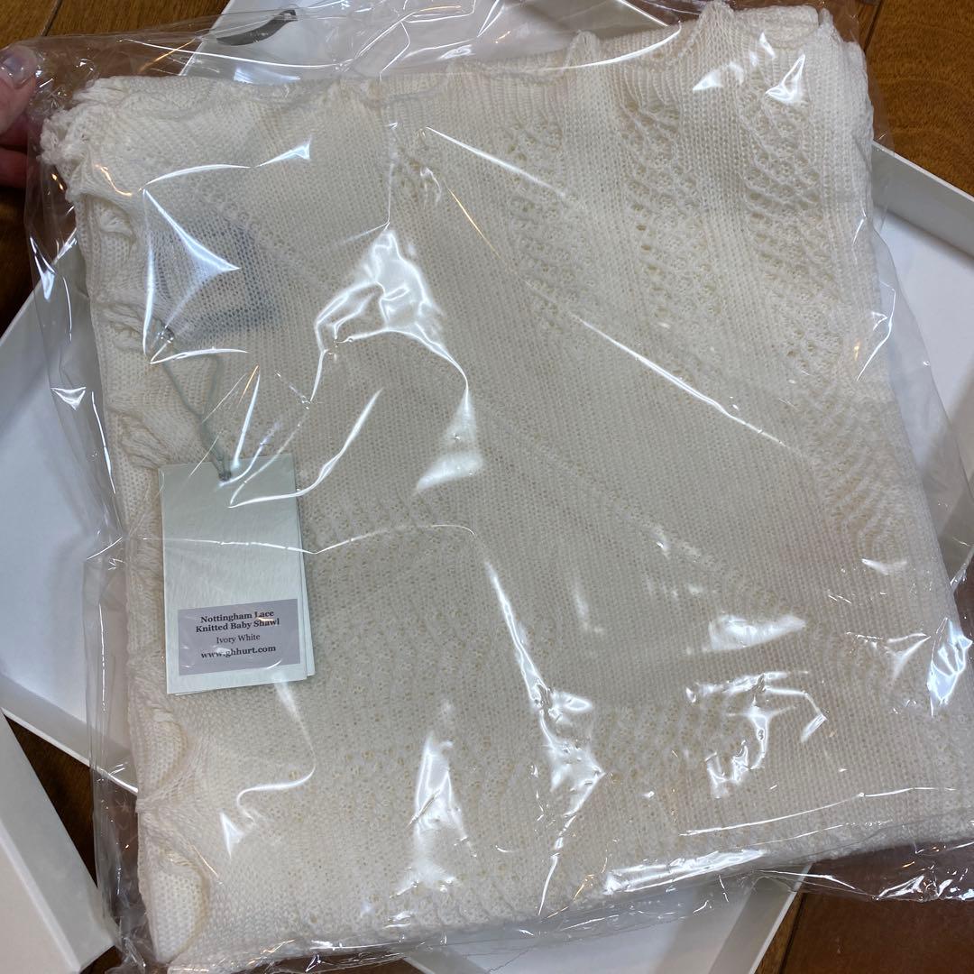 G.H.HURT & SONメリノウールショール