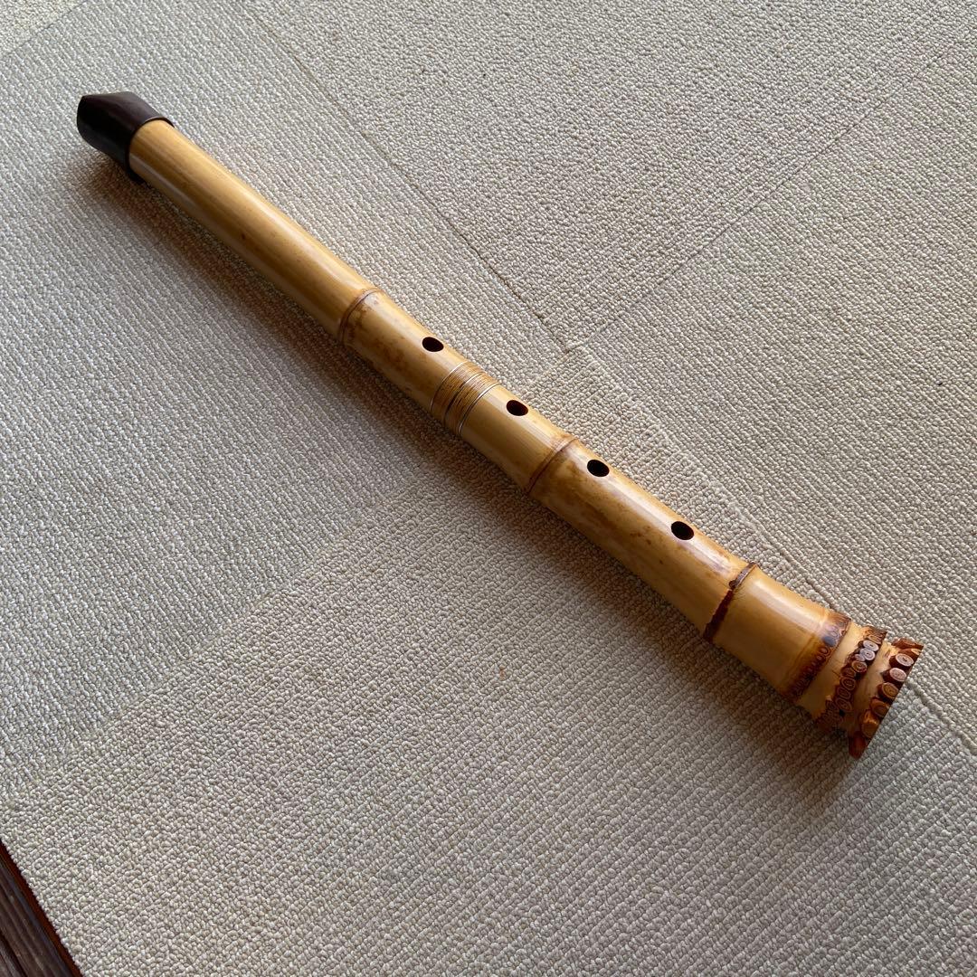 169尺八　一尺八寸管　精華銘四印