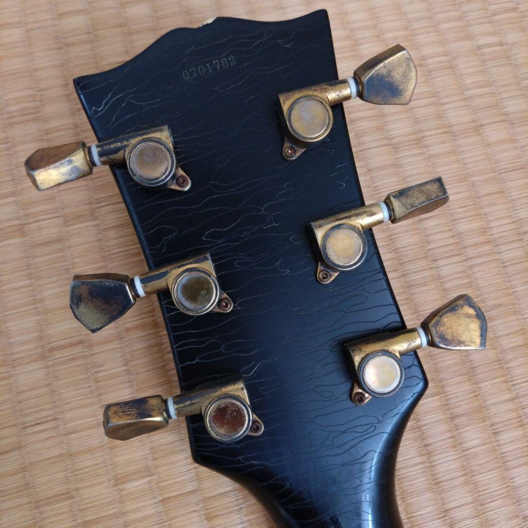 価格交渉ご自由に!レスポール ギター レリック BLACK カスタム - メルカリ