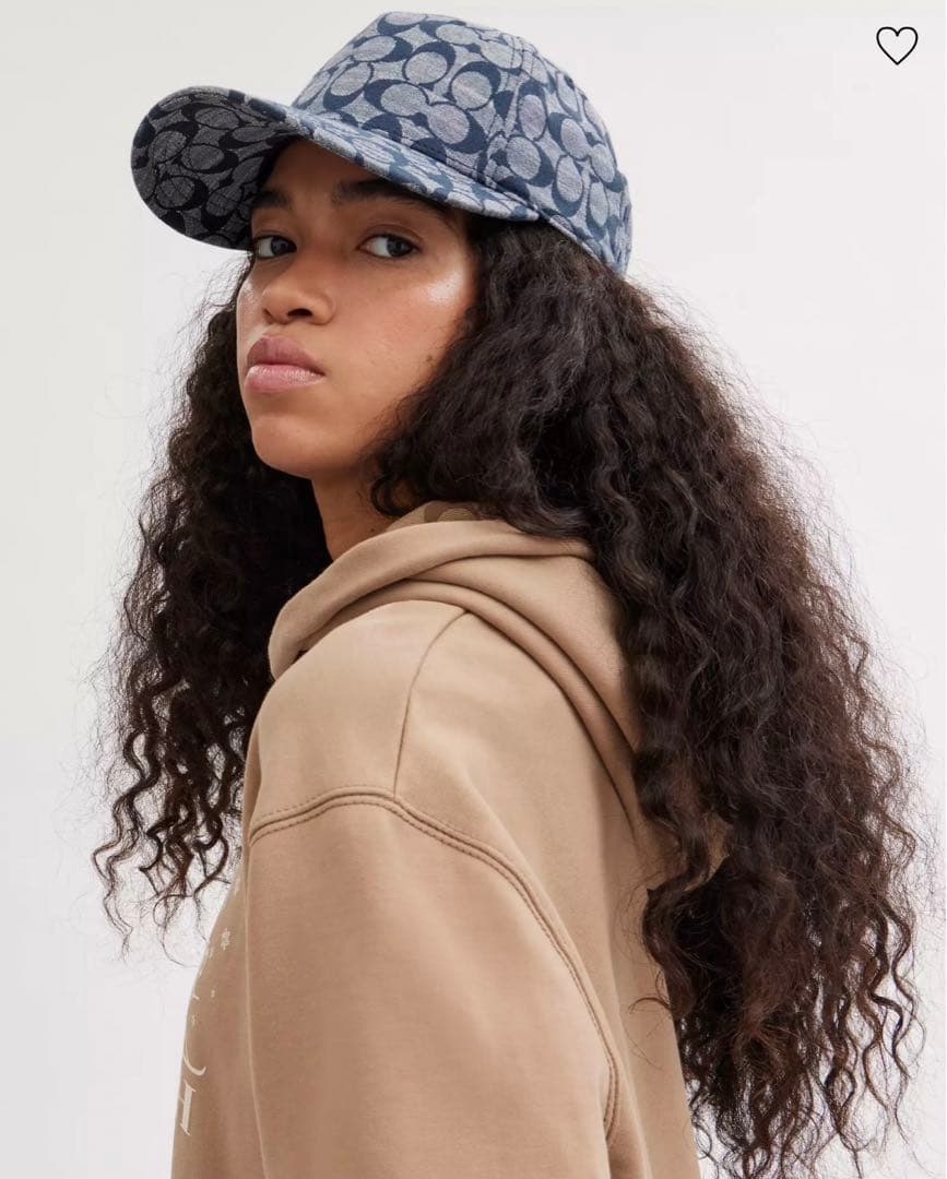 COACH シグネチャー シャンブレー ベースボール ハット