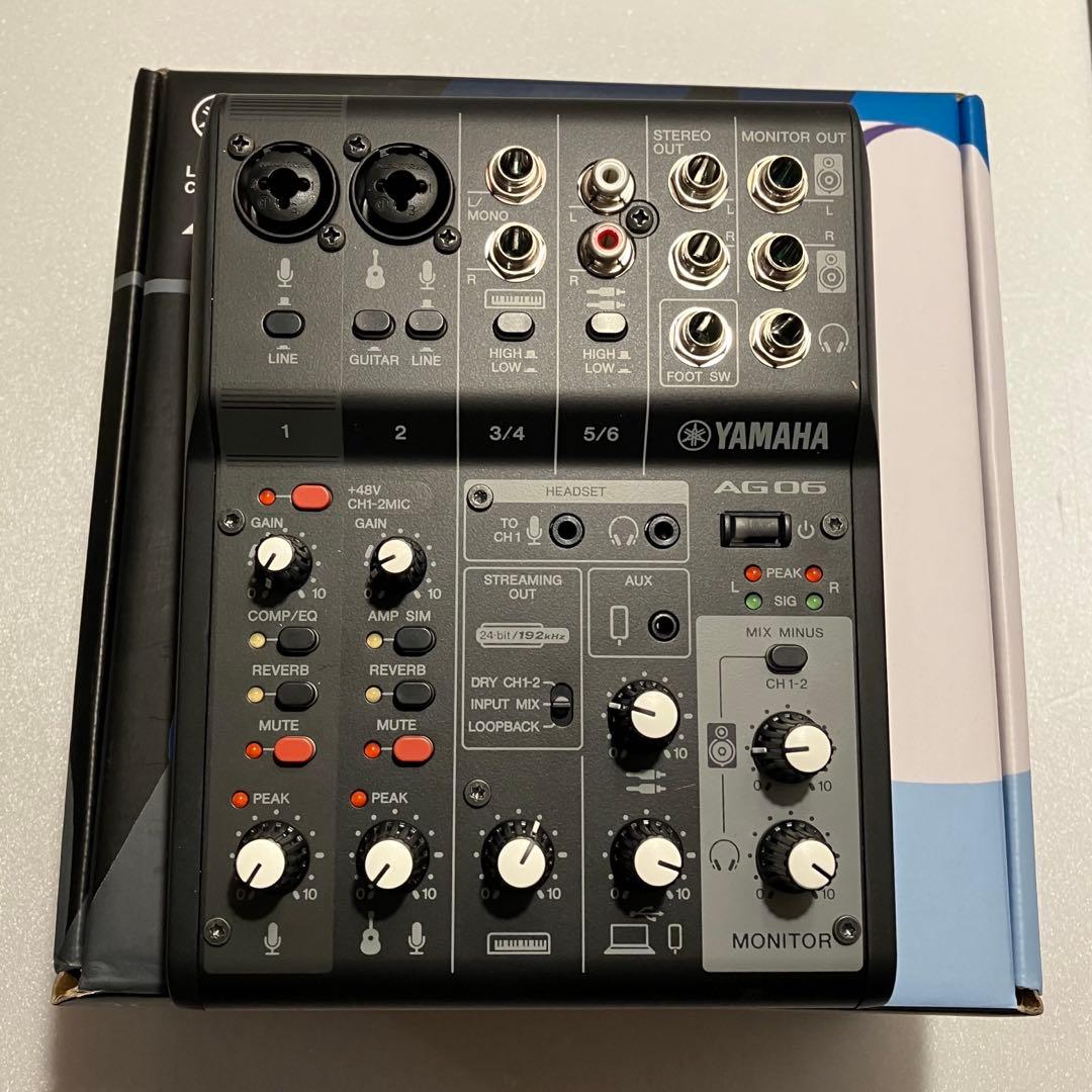 YAMAHA AG06 MK2 オーディオミキサー ヤマハ | AG06 - ウェブキャスティングミキサー - 概要