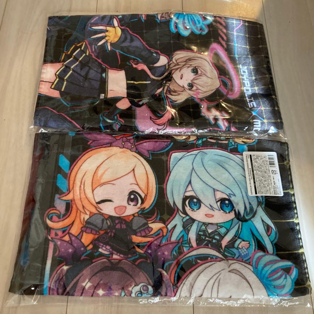 ジョイポリス　モンスト　フェイスタオル　タオル　A B