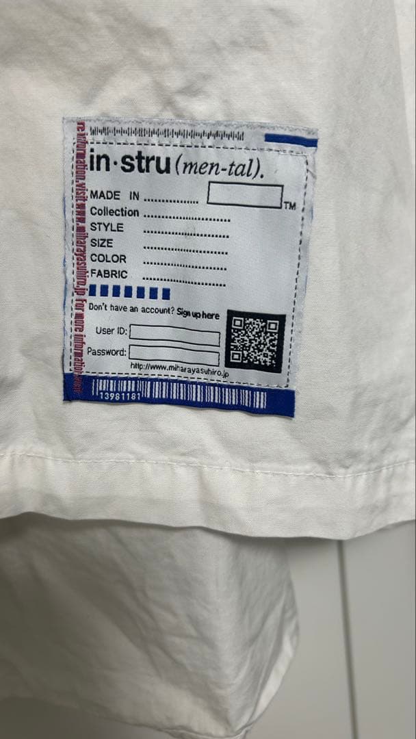 常田大希 着用Maison MIHARA YASUHIRO サイズ46 白シャツ - メルカリ