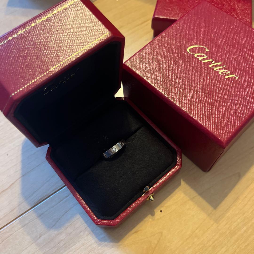 Cartier 一粒ダイヤ　ラブリング　50 正月明けまで値下げ！