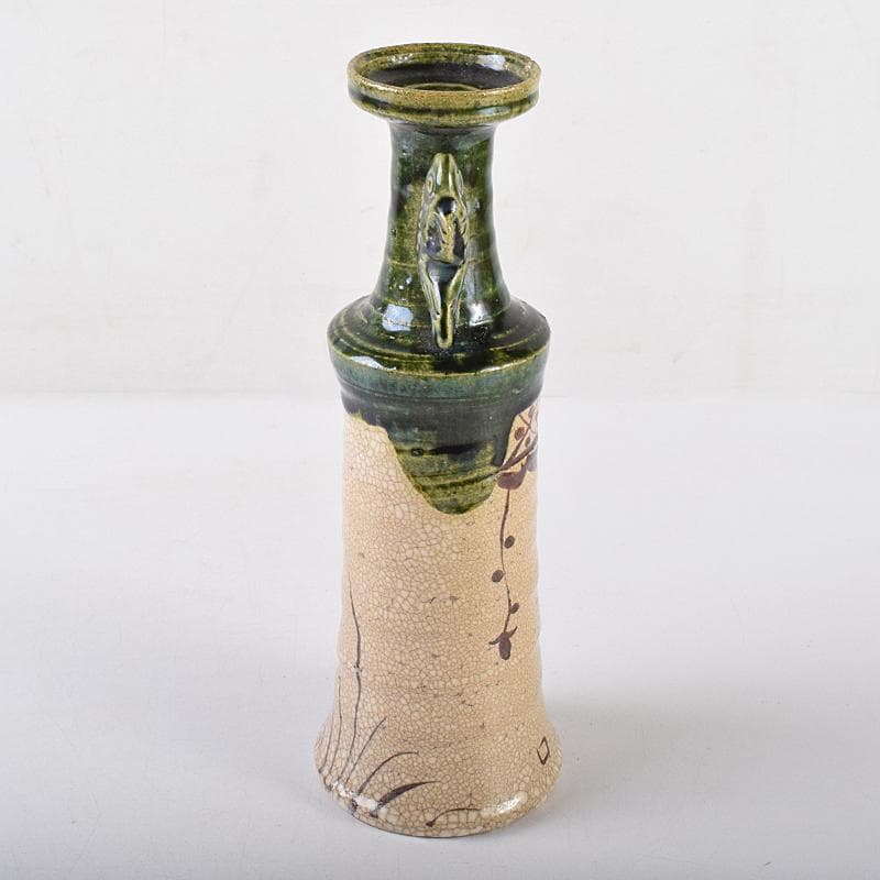 北大路魯山人作 絵織部 花入 共箱 M R8609 - メルカリ