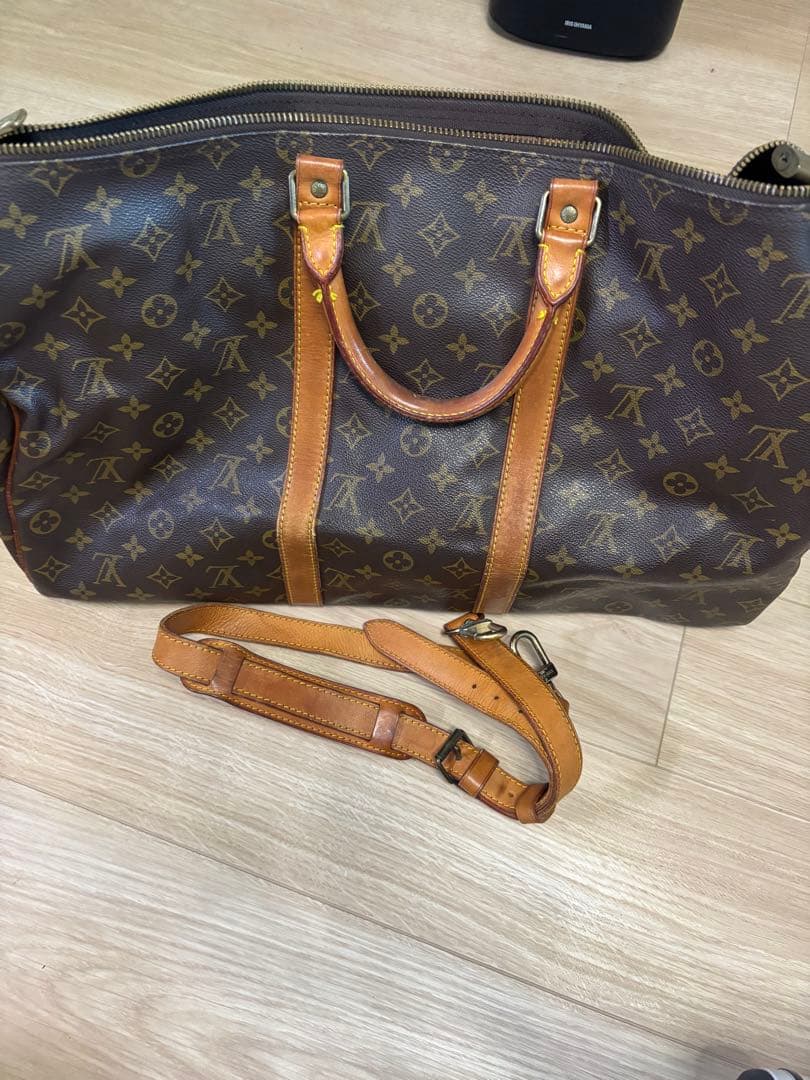 Louis Vuitton ルイヴィトン キーポルモノグラム ストラップ付き LOUIS VUITTON（ルイ・ヴィトン） キーポル・バンドリエール 45