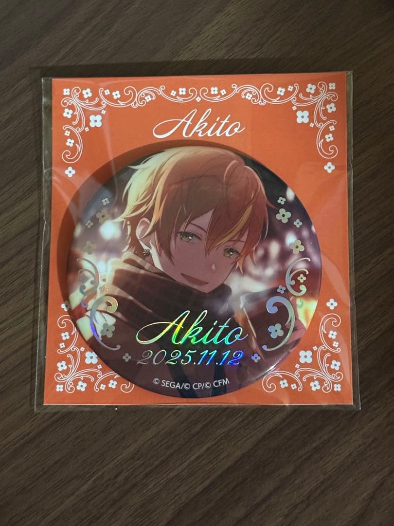 プロセカ はぴこれ 箔押し缶バッジ 東雲 彰人 D - メルカリ