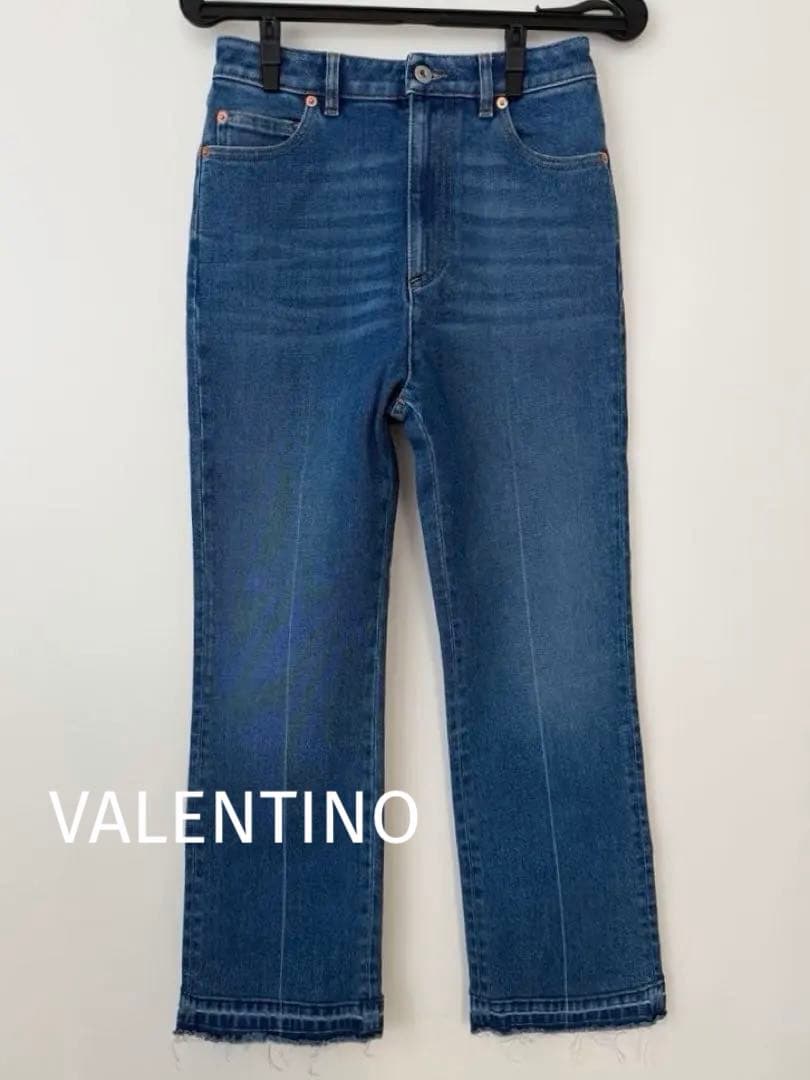 VALENTINO ブーツカットデニム　26