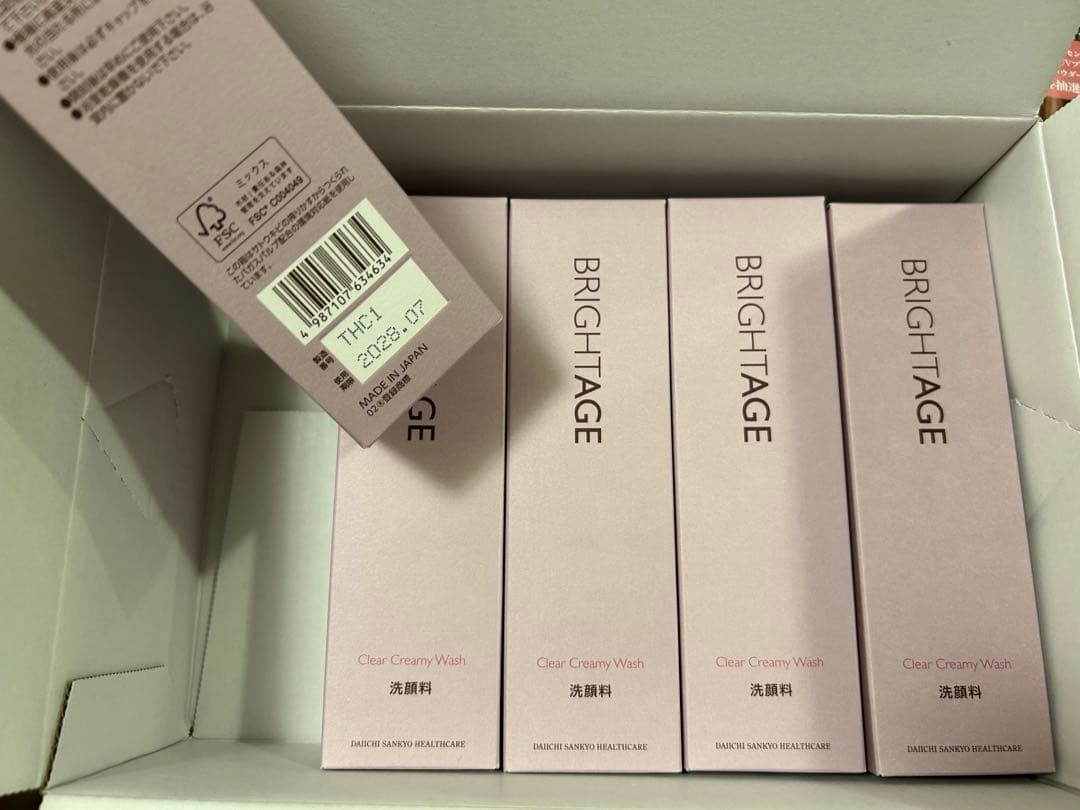ブライトエイジ　クリア　クリーミーウォッシュ　５本