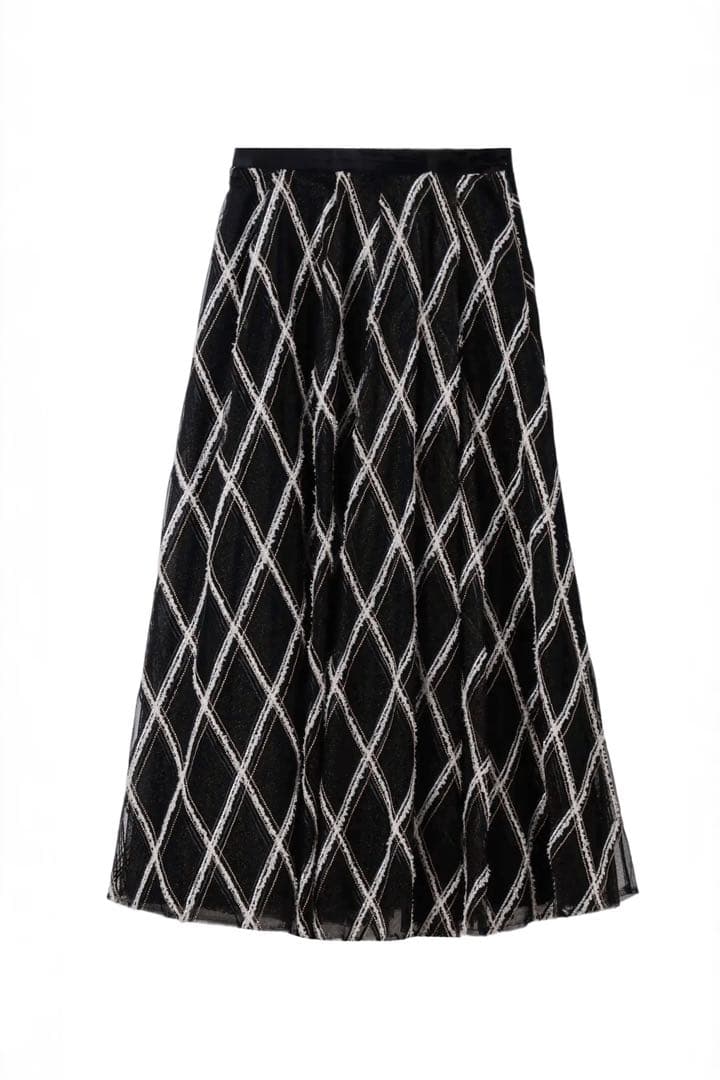 Carre Twinkle Tulle Skirt (Mサイズ・ブラック)