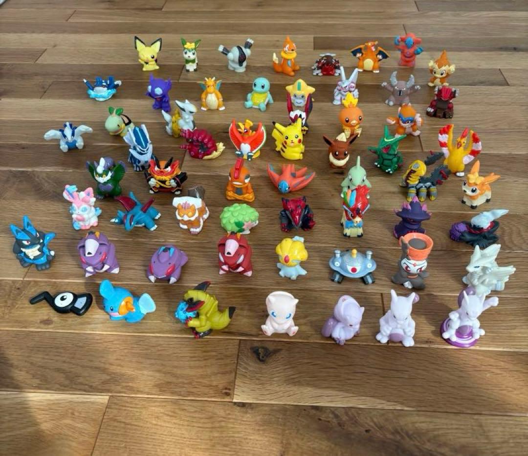 匿名配送ポケモンフィギュア 約59体セット