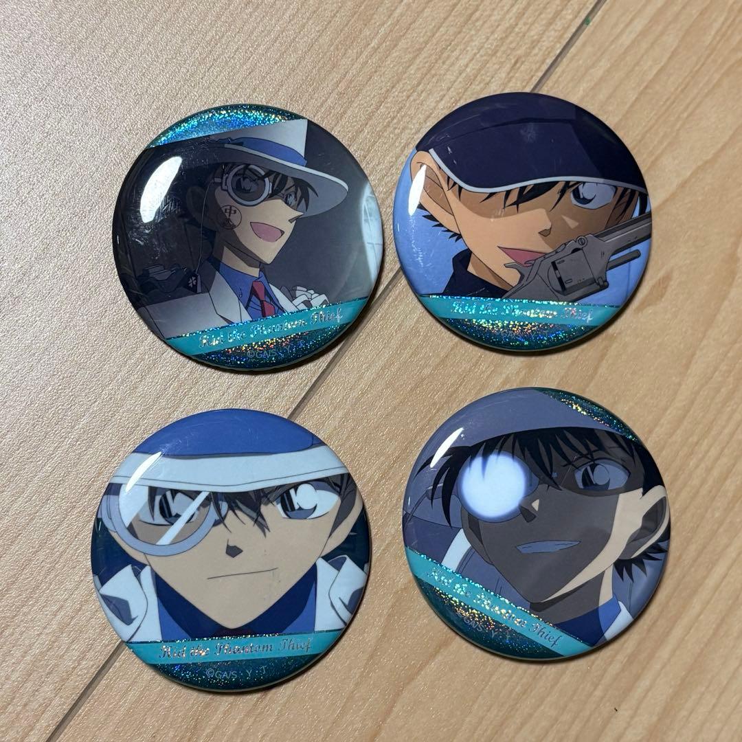 名探偵コナン 怪盗キッド 缶バッジ4種 - メルカリ