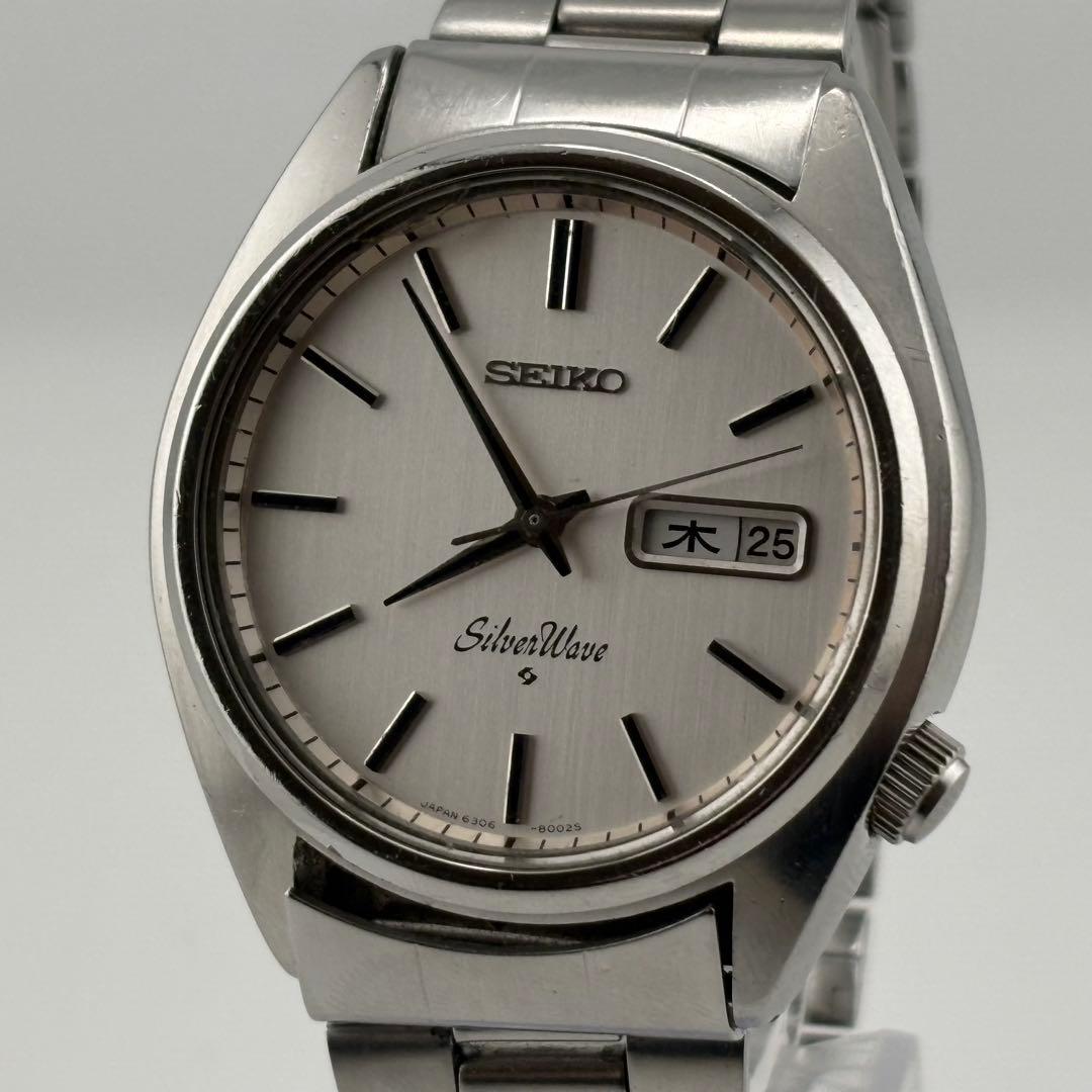 【超希少】セイコー 6306-8000 自動巻 ホワイト 美品