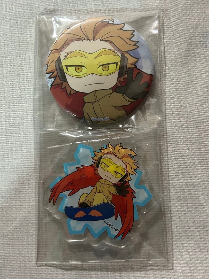 ヒロアカ　ホークス　アクリルキーホルダー　缶バッジ　さっぽろ雪まつり限定品 雪ミク さっぽろ雪まつり 赤い羽根共同募金 2025 缶バッジ