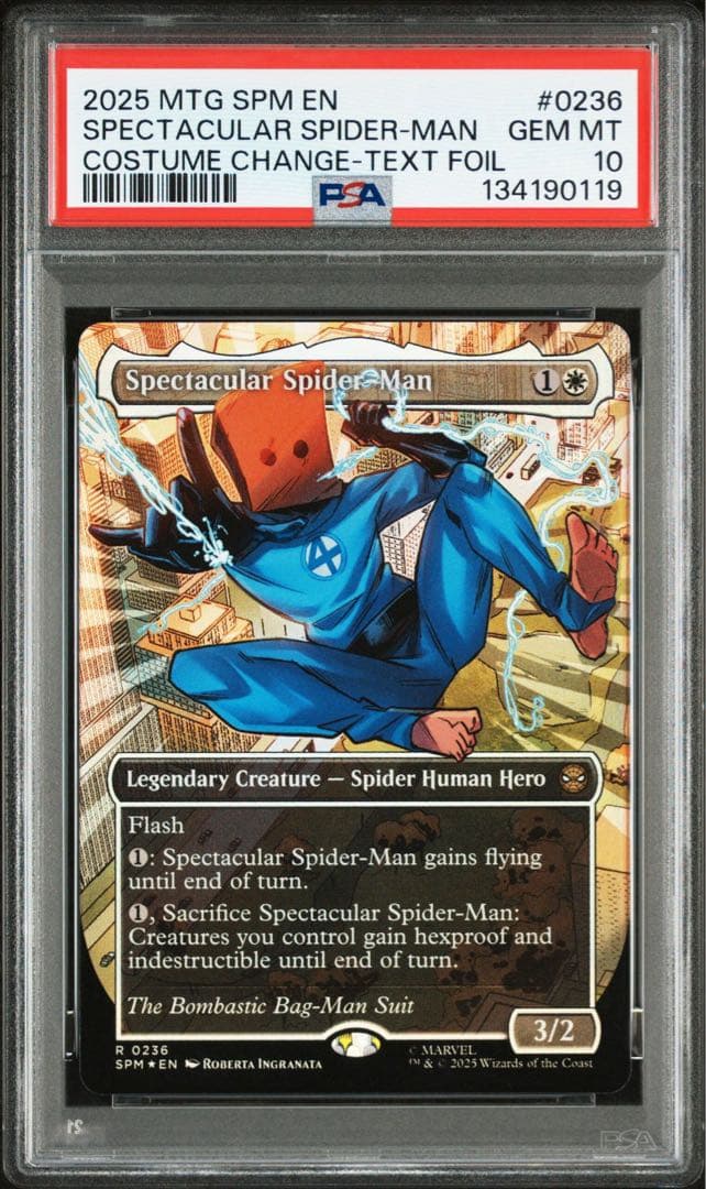 スペクタキュラー・スパイダーマン/Spectacular Spider-Man テクスチャーFOIL】【英】スペクタキュラー・スパイダーマン