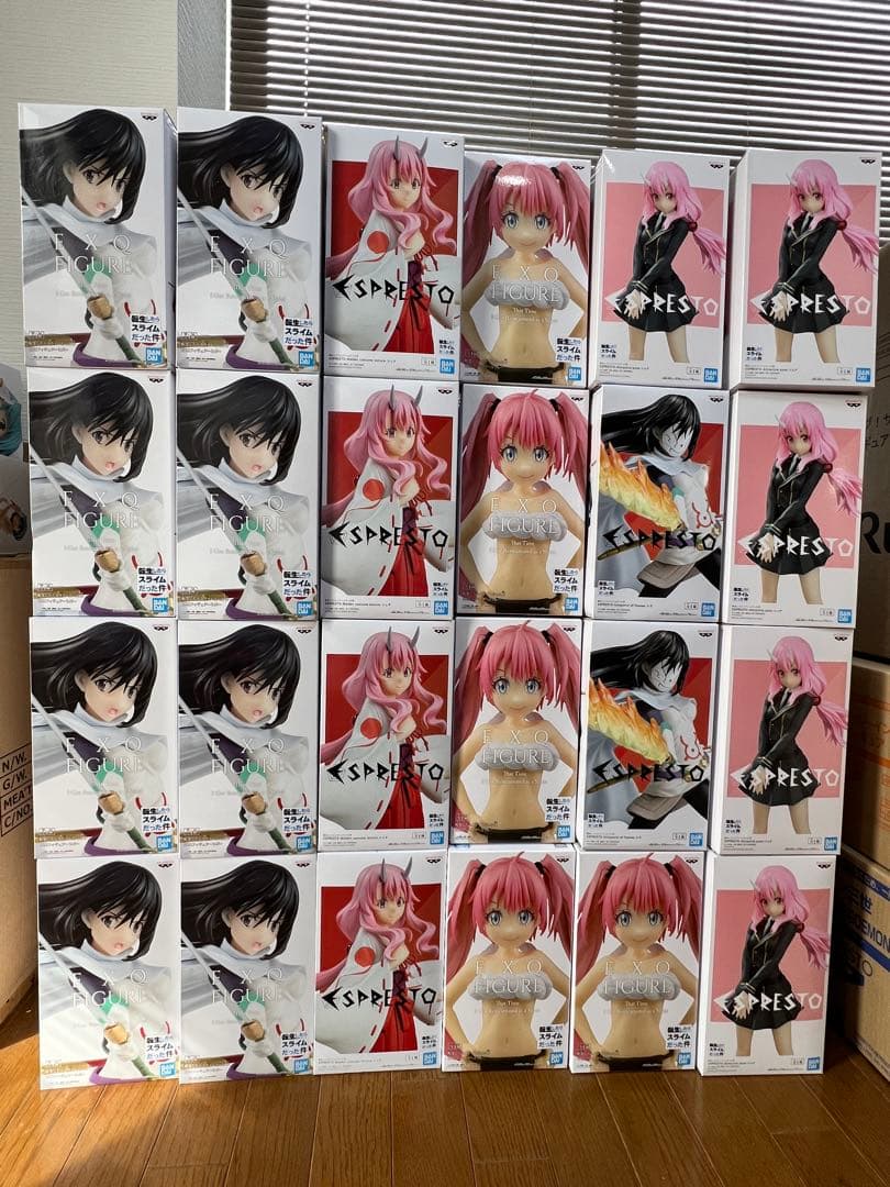 24個★転生したらスライムだった件転スラ シズ ミリム シュナ EXQフィギュア