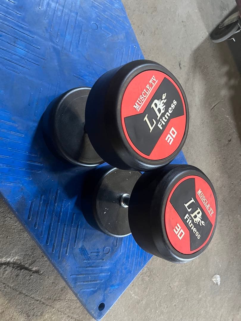 半額販売　ラバーダンベル 30kg２個 楽天市場】【楽天1位】ダンベル 選べる10kg/15kg/20kg/30kg 2個セット