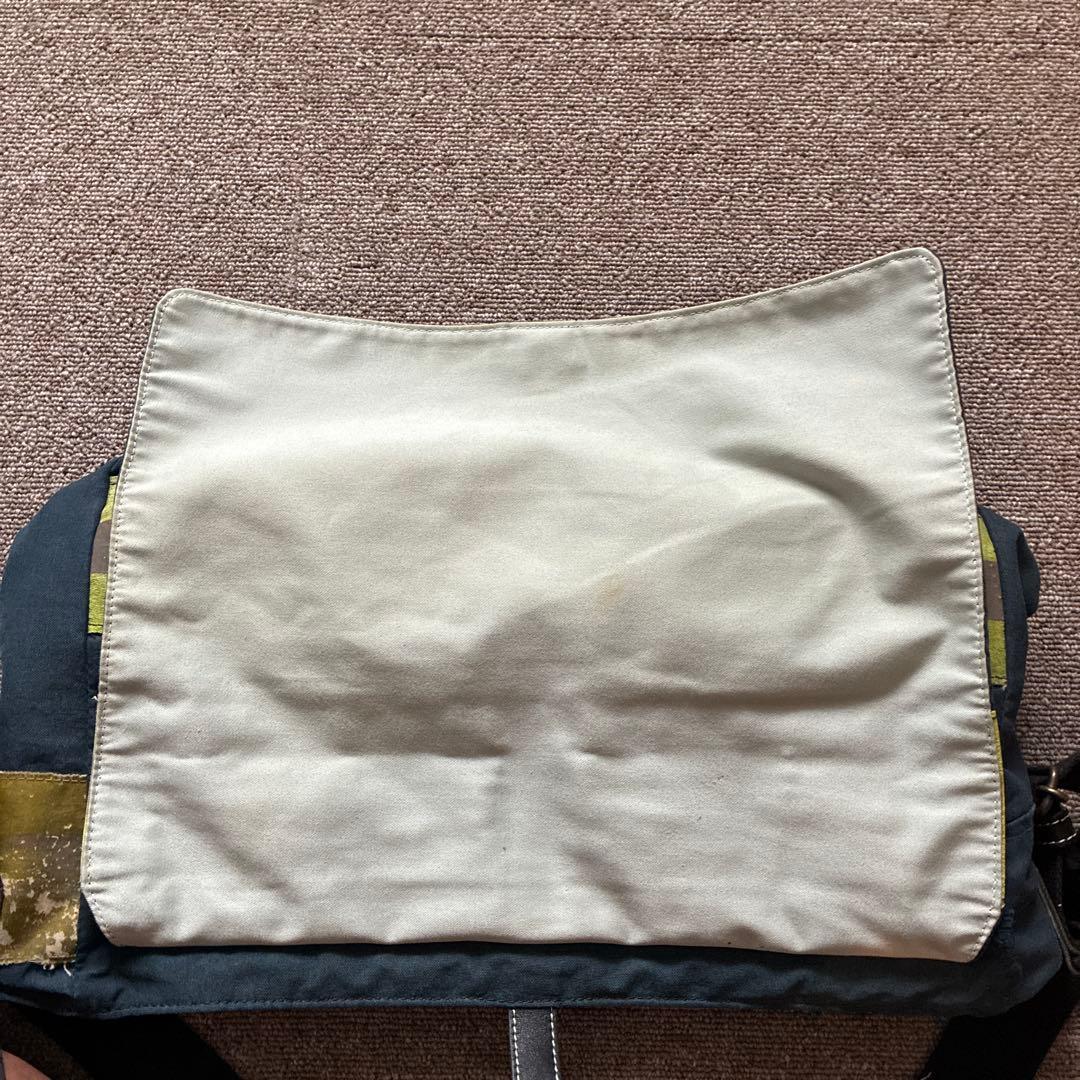 バ*ィ様 消防服を再利用・リデザイン メッセンジャーバッグ 川崎 一点