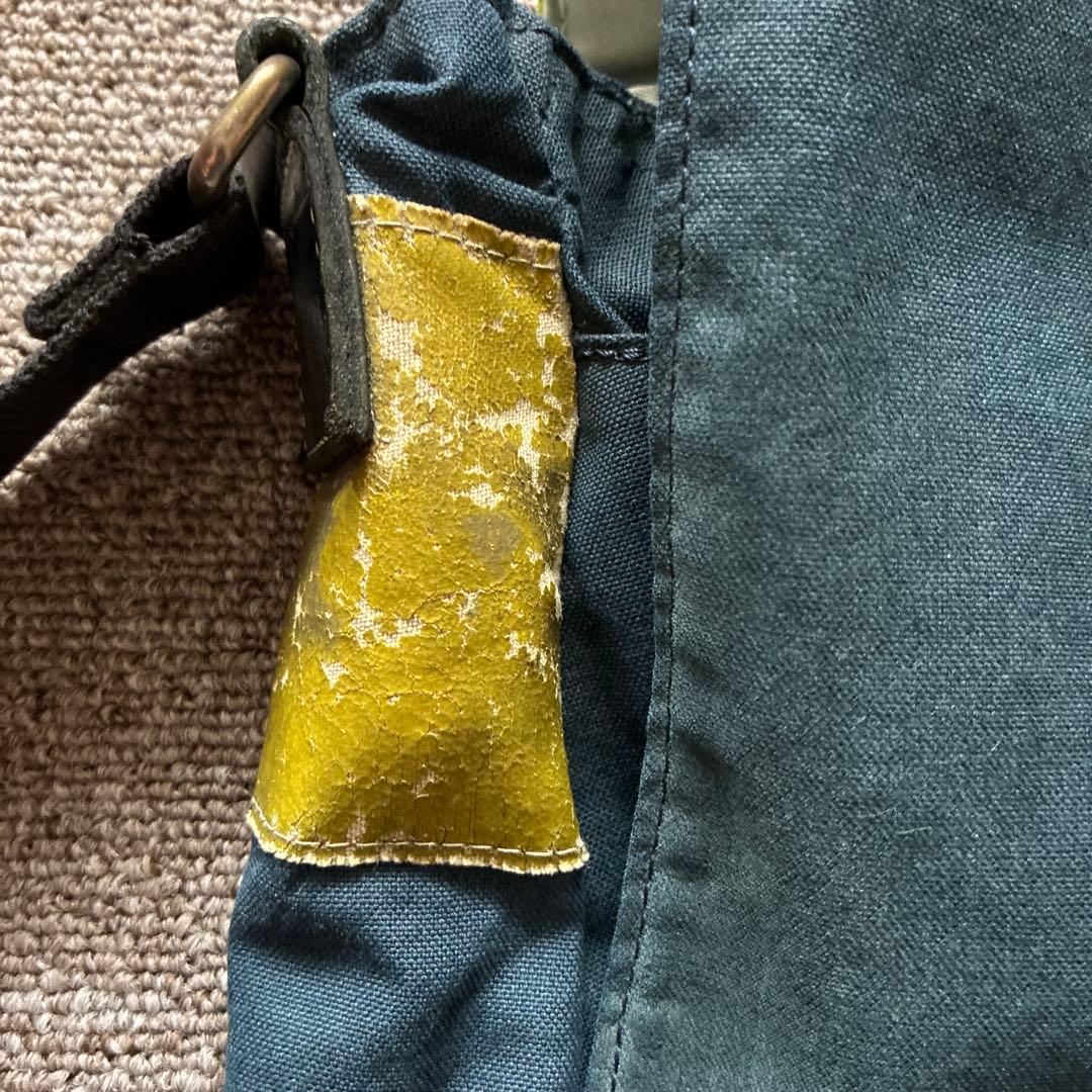 バ*ィ様 消防服を再利用・リデザイン メッセンジャーバッグ 川崎 一点