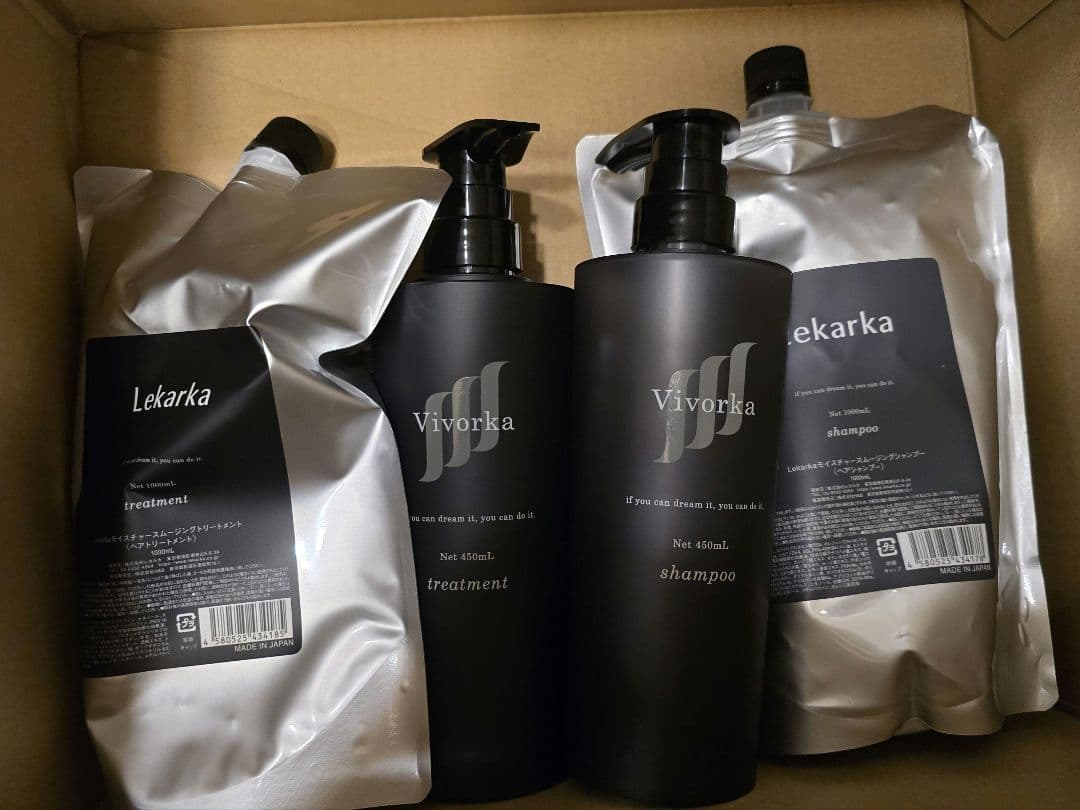 Lekarka シャンプー トリートメント 1000mL セット