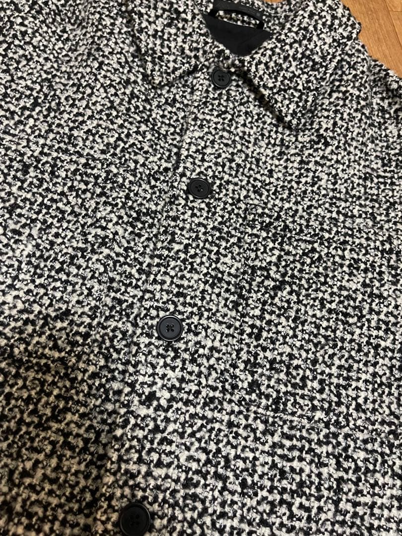 ZARA ザラ ポケット付きテクスチャードシャツジャケット 完売品 L