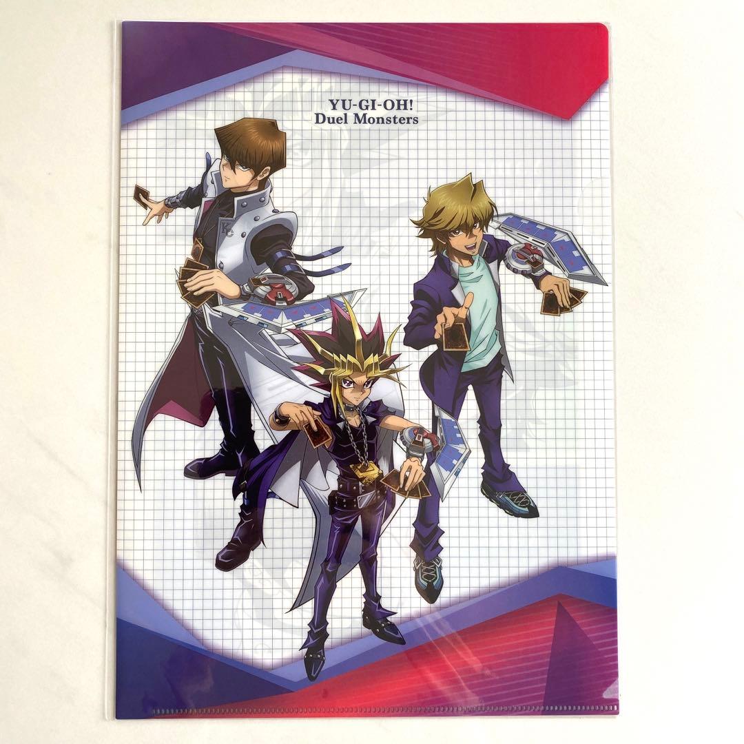 遊戯王デュエルモンスターズ クリアファイル 闇遊戯 海馬瀬人 城之内