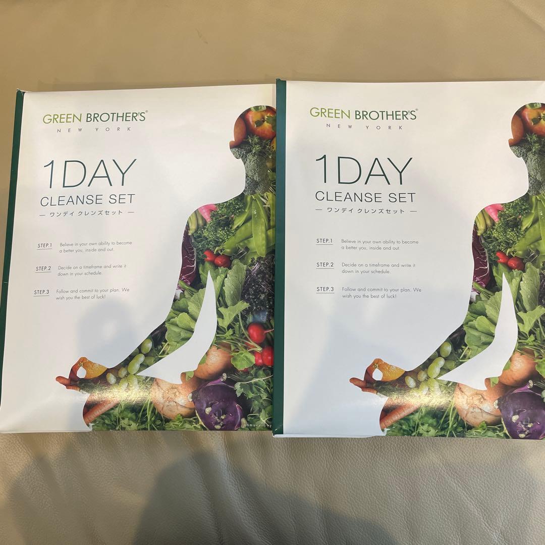GREEN BROTHERS 1DAY CLEANSE SET 　ファスティング