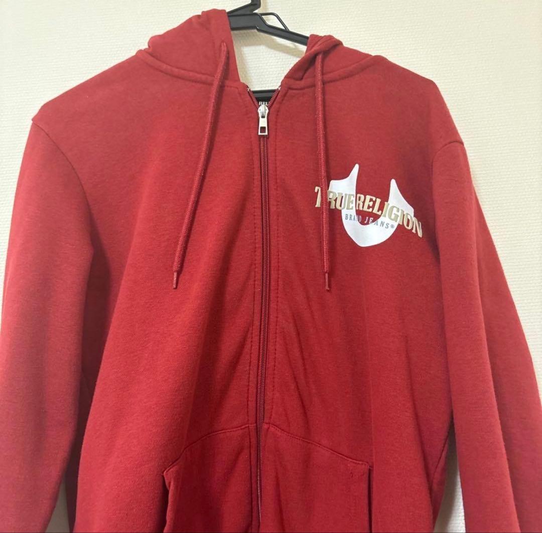 lil loaded着用 TRUE RELIGION ジップパーカー s レッド