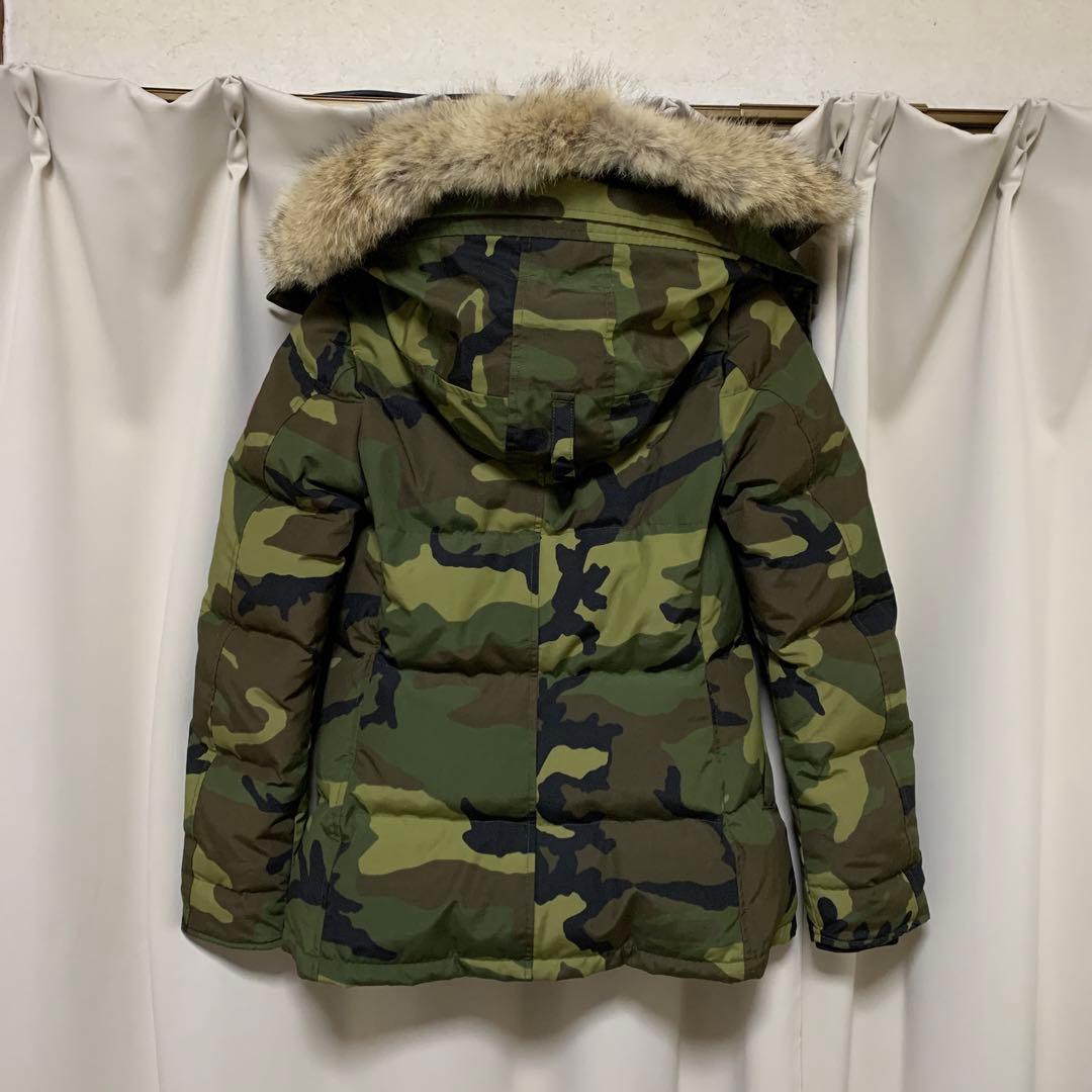 値下げ！！カナダグース 迷彩柄 ダウンジャケット - メルカリ