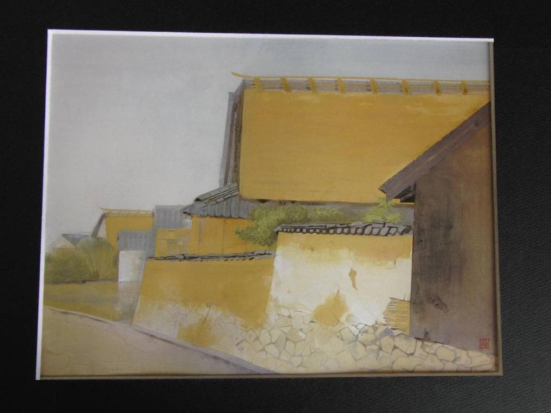 奥村土牛、【大和路】、希少な大判額装用画集より、美品、日本人画家、新品額装付