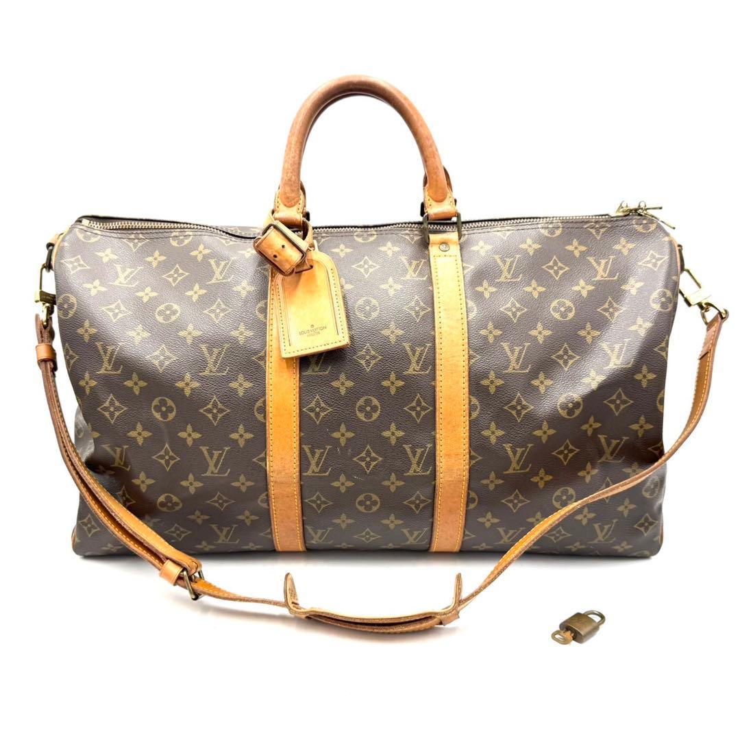 ルイヴィトン モノグラム キーポルバンドリエール 50 ボストンバッグ