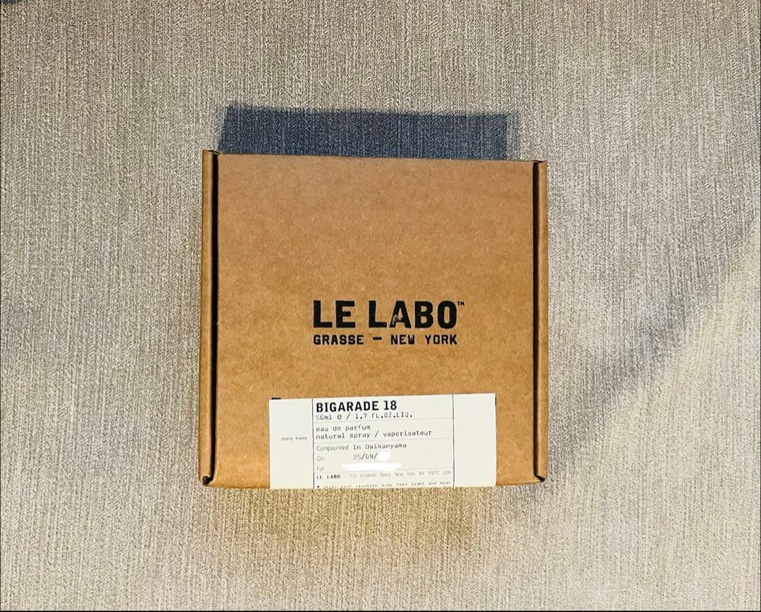 【新品未使用】LE LABO BIGARADE 18 /ビガラード18 50ml