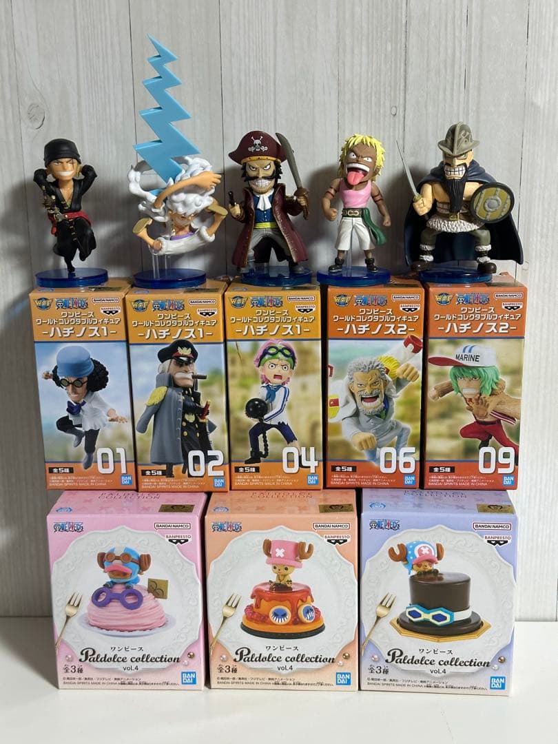 ワンピース フィギュアセット 01-09 & パティスリーコレクション