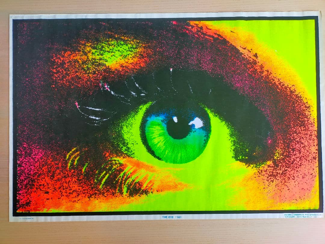 サイケデリック　ポスター　EYE The Eyes of Dr. TJ Eckleburg, Oculist - 01 - Blue - The Great