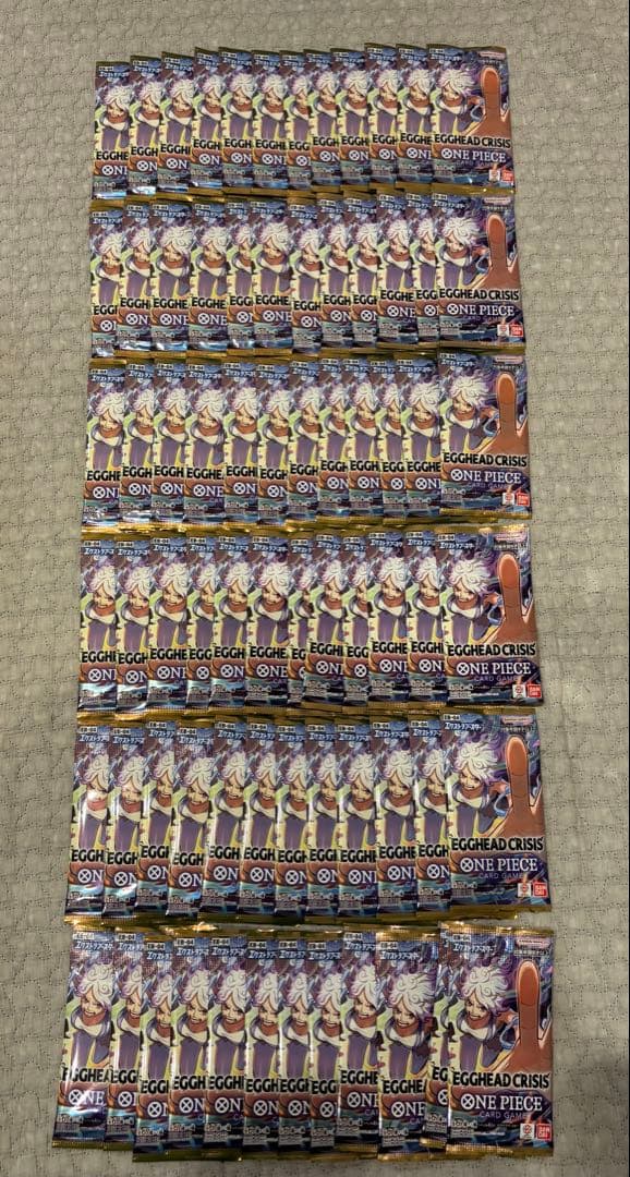 ワンピースカード EGGHEAD CRISIS　未開封 72パック ✓ 【新品未開封】ONE PIECEカードゲーム EB-04 EGGHEAD CRISIS