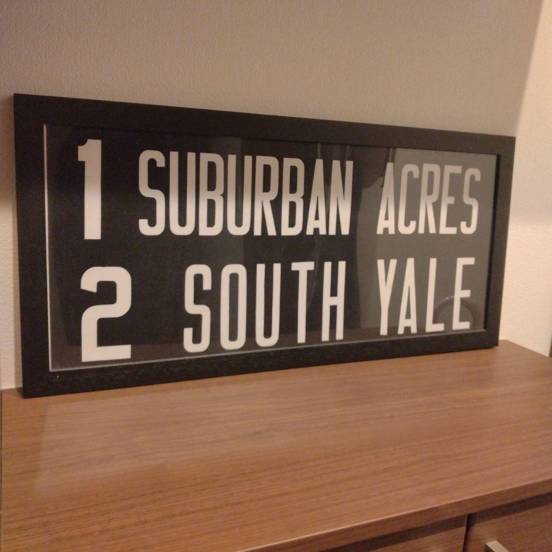 【希少】バス・地下鉄ヴィンテージサインロール（本物）【1点】