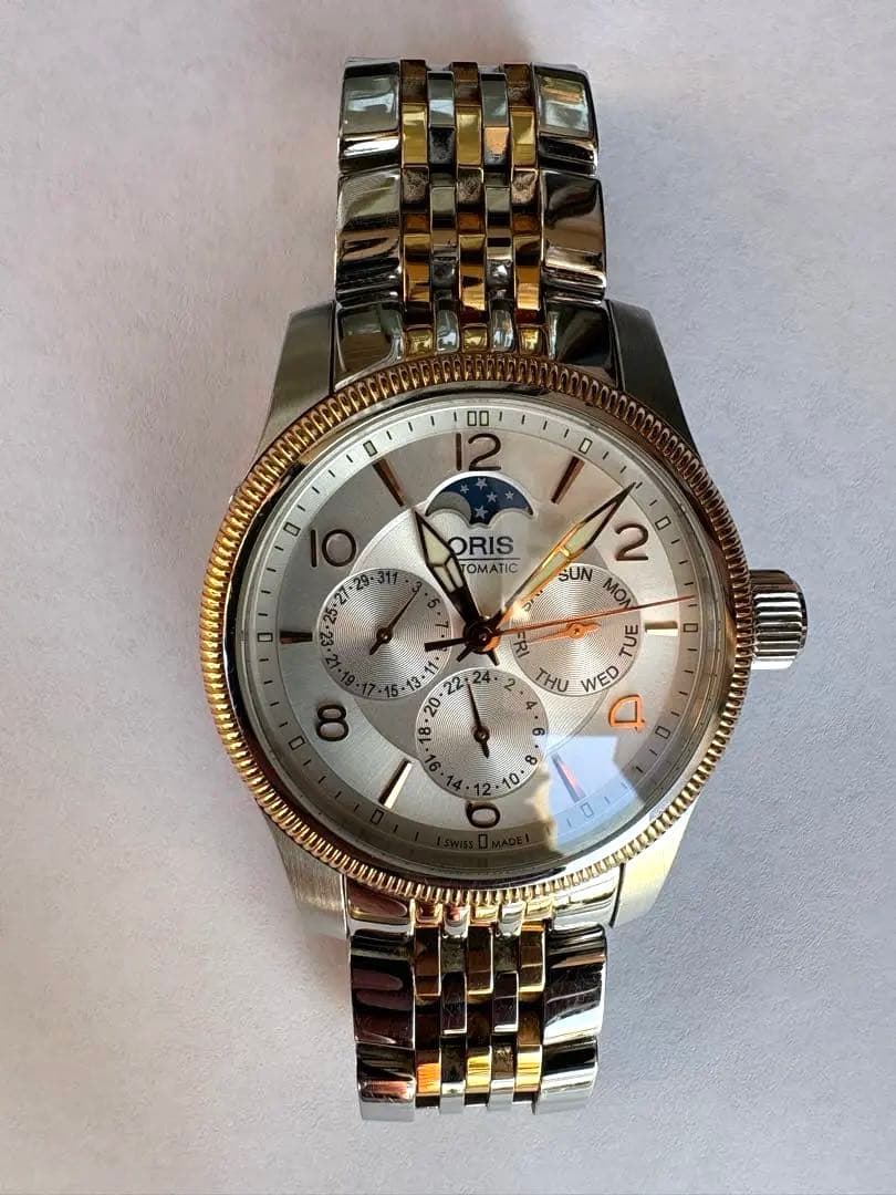 ORIS（オリス）自動巻き ムーンフェイズ（トリプルカレンダー系）