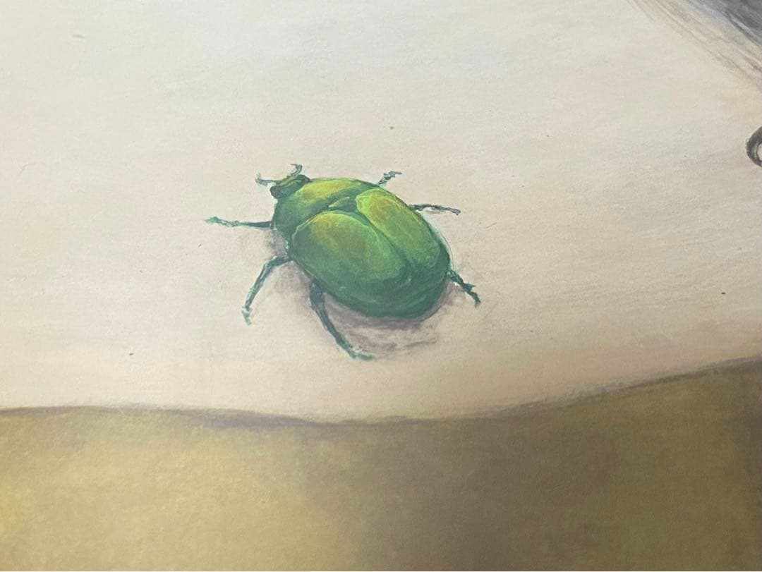 美品　三枝淳　木葉木菟図　本画　4号サイズ　ミミズク　フクロウ　絵画　縁起物