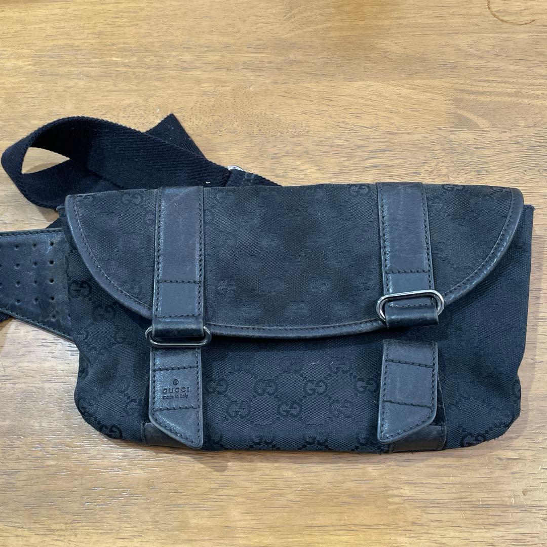 グッチ　GUCCI ウエストポーチ グッチ GUCCI 767934 FACPM 9441 ベルトバッグ ブラウン系 エコ