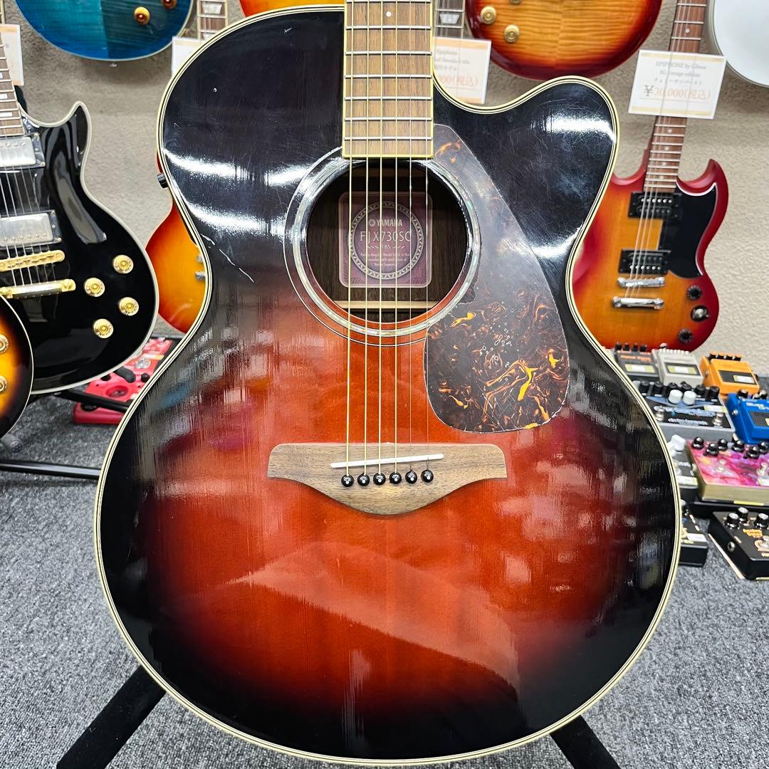 【10778】 YAMAHA FJX730SC エレアコ トップスプルース 単板