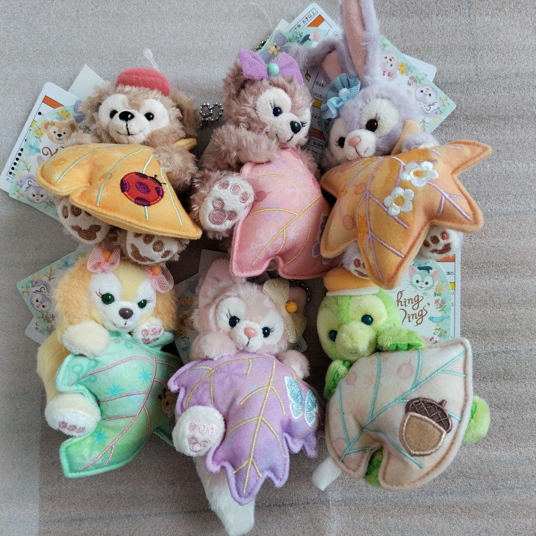 ディズニー　ダッフィー　ウィッシングウィングス　ぬいぐるみチャーム　6個